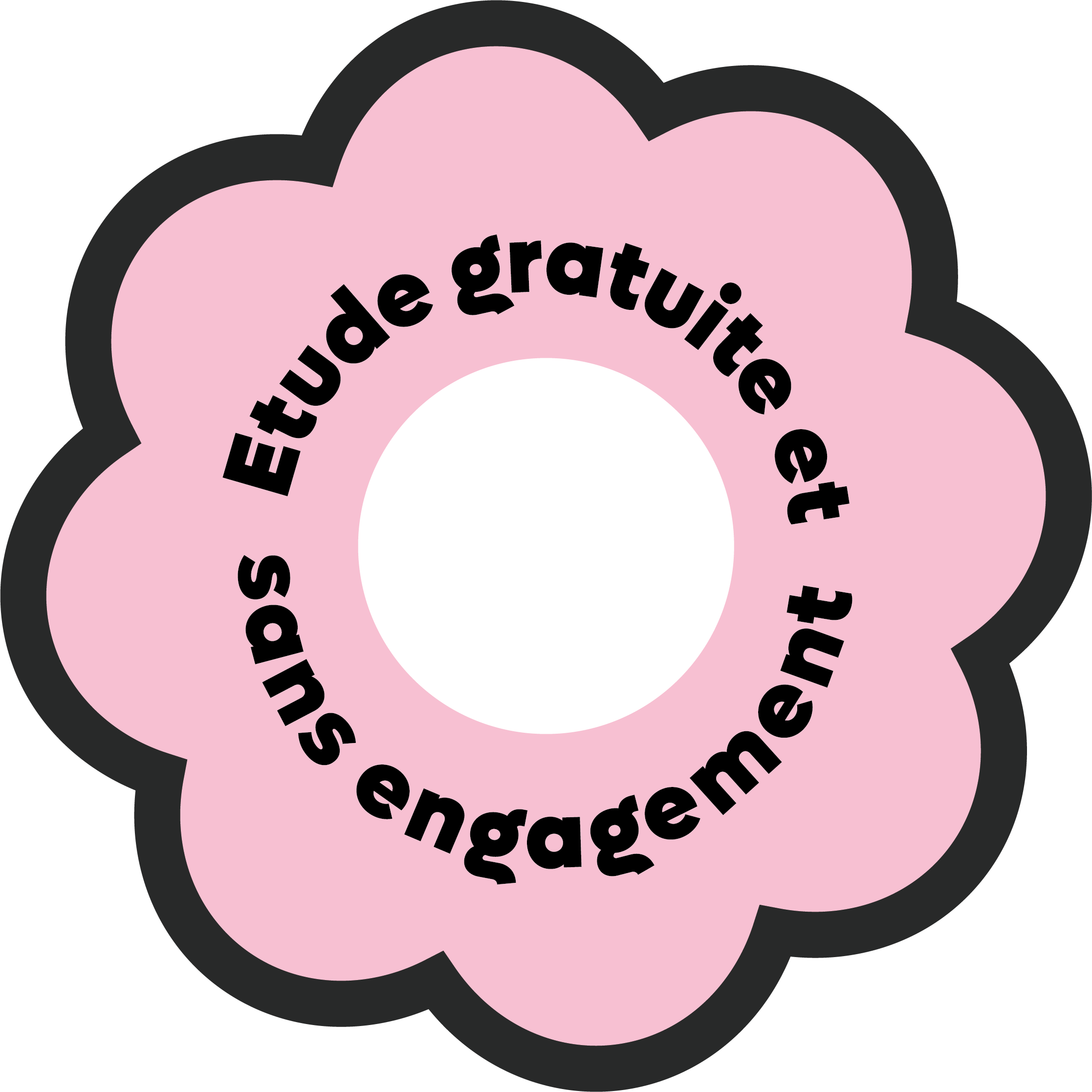 Badge étude gratuite et sans engagement Moonee