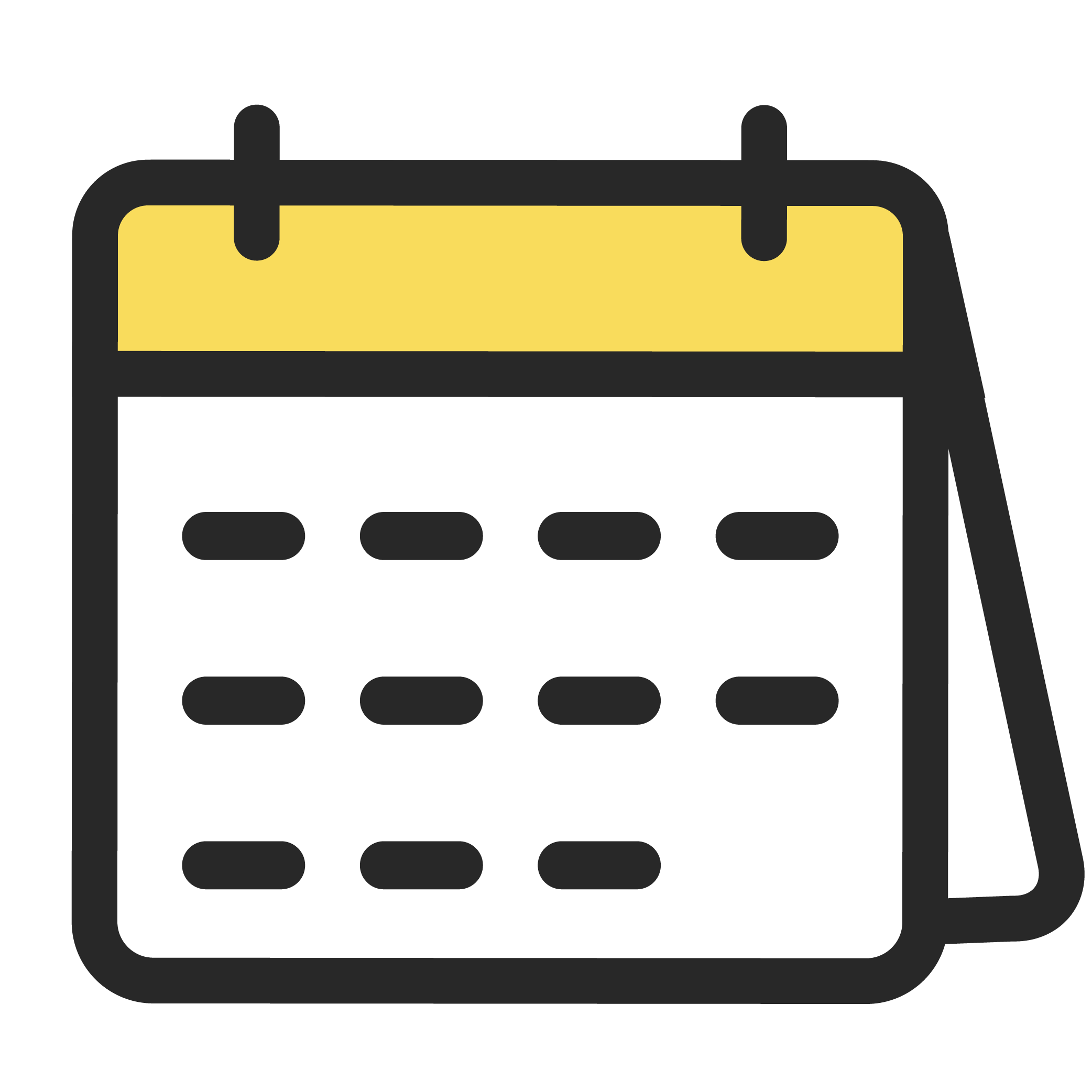 Pictogramme flexibilité — calendrier Moonee